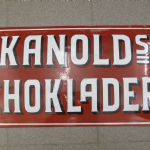 648 1357 ENAMEL SIGN